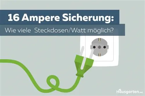 16 amp sikring: hvor mange stikkontakter/watt er muligt?