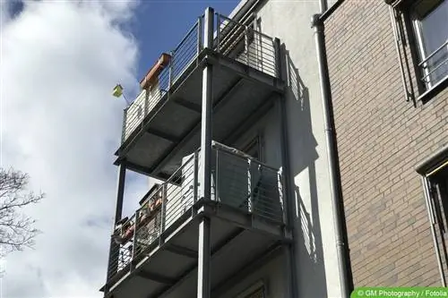 Load capacity balcony: Standard load per m²