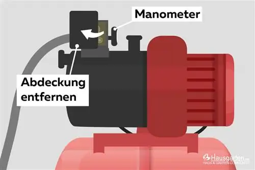 Evsel su işleri: manometredeki basıncı değiştirin