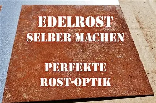 Sådan: Lav din egen patina - Perfekt rust look