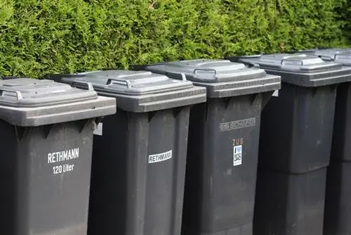 Ideal location: Where can garbage cans be placed?