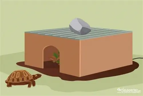 Build a turtle house - Instructions for building your own out of wood