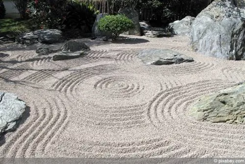 Garden without lawn: Zen garden