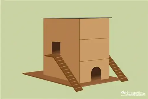 Construye tu propio gallinero para patos: casa para patos de varios pisos