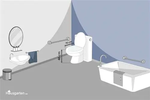 Dimensioni per un bagno senza barriere