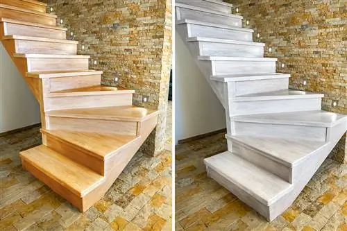 Paint, varnish or glaze wooden stairs white?