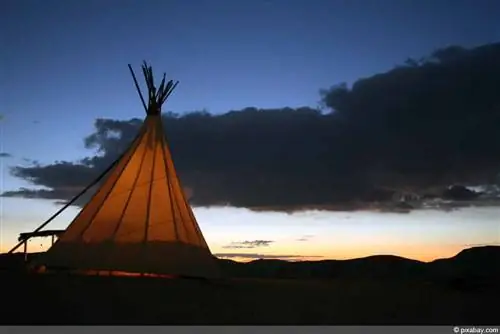 Construeix una tenda de tipis