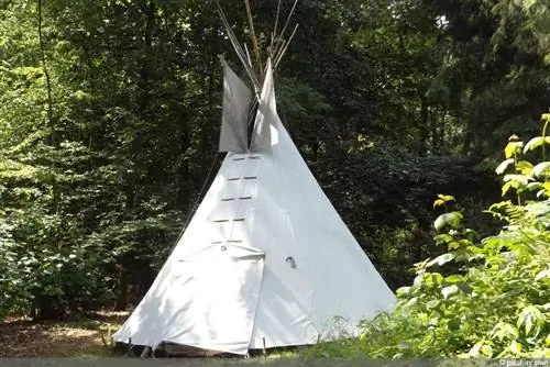 Membuat teepee: cara membuat teepee India untuk taman - buatan sendiri