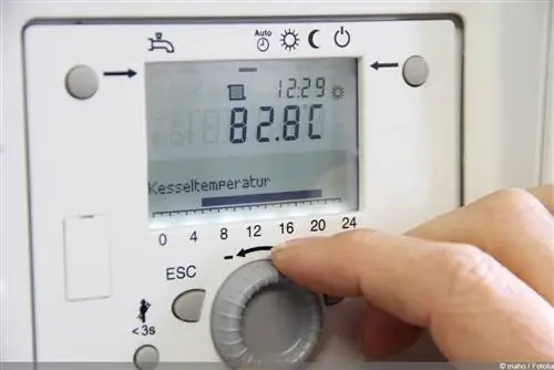 Verwarming controle