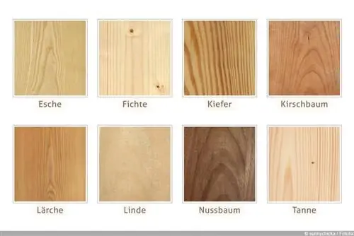 Types of wood