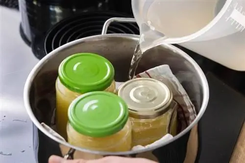 Cook down applesauce