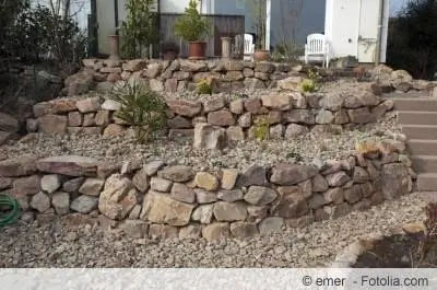 Quarry stone wall