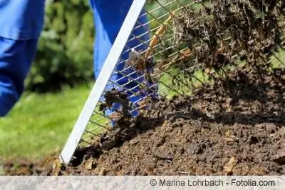 compost sifting