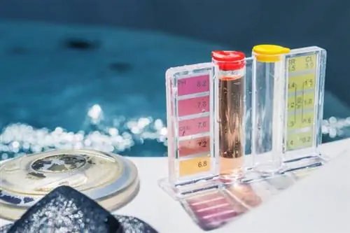 Pool water test kit