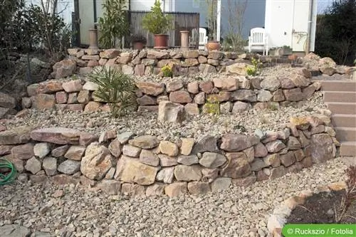 Creating a rock garden - planning the design