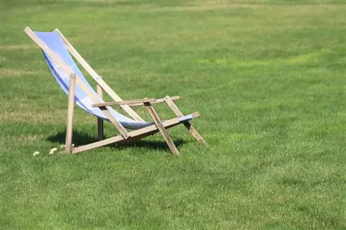 Sedia da giardino con cuscino