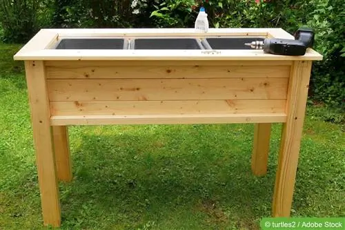 Build and create your own raised bed - instructions