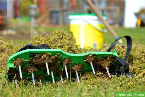 Aerating lawns - instructions and devices for aerating