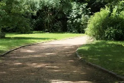 Letakkan dan atur batu tepi jalan dengan benar