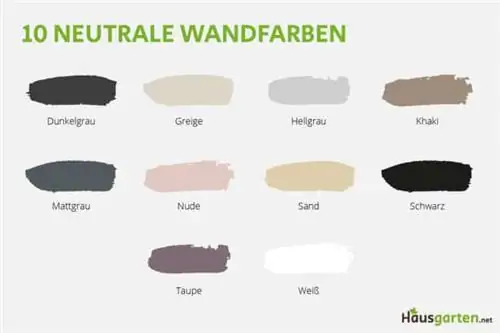 Warna dinding neutral untuk dapur