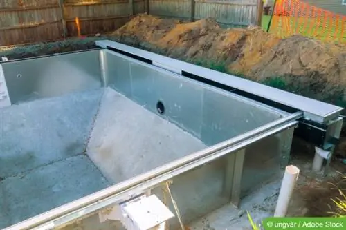 construir una piscina