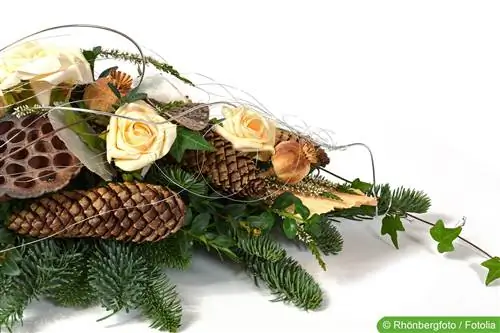 Make your own grave arrangement and grave bouquet - instructions