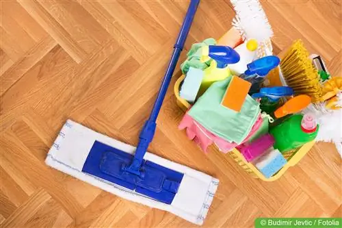 Cleaning parquet floors: this is how it works