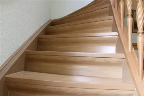 Wooden stairs