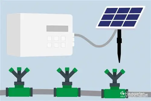 Komponente solarnog sistema za navodnjavanje bašte