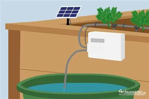 Solar garden irrigation: pangunahing kagamitan & gastos